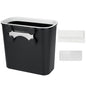 Skyflame 2.1 Gallon Magnetic Garbage Can, BBQ Grills Utensils Organizer Holder, Wall-Mounted Hanging Trash Bin for Kitchen, Cabinet, Door, Bedroom, Bathroom, Camping - color: Black