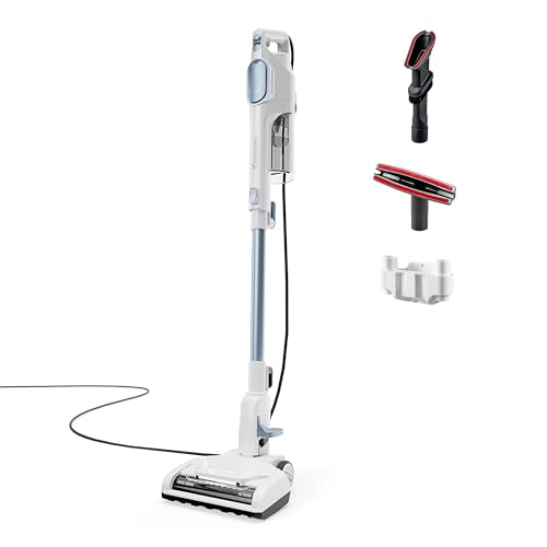 Kenmore CS2015 200 Series Corded Stick Vacuum, Detachable Hand Vac with 2-Motor Powerful Suction, Hair Eliminator Nozzle, LED Headlight & Swivel Steering for Carpets, Bare Floors and Couches