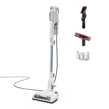 Kenmore CS2015 200 Series Corded Stick Vacuum, Detachable Hand Vac with 2-Motor Powerful Suction, Hair Eliminator Nozzle, LED Headlight & Swivel Steering for Carpets, Bare Floors and Couches