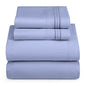 Hearth & Harbor Twin Size Sheets - 3 Piece Bed Sheet Set, Hotel Luxury Double Brushed Bed Sheets - Extra Soft Bedding Sheets & Pillowcases, Twin, Steel - color: Steel, size: Twin