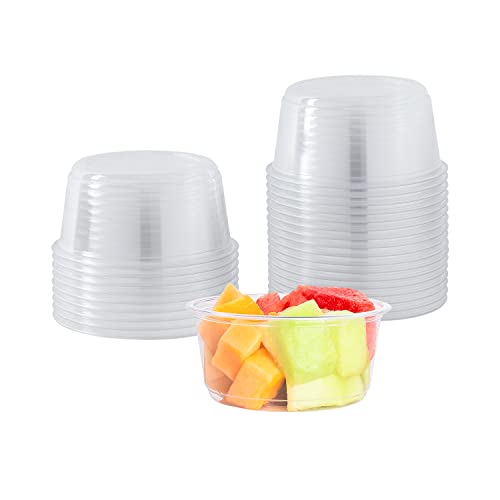 Karat 12oz PET Round Deli Container (117mm), FP-DC12-PET - 500 ct - size: 12oz