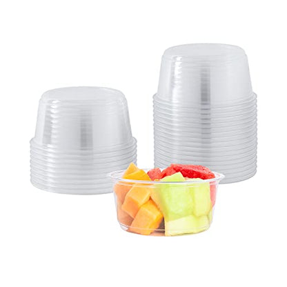 Karat 12oz PET Round Deli Container (117mm), FP-DC12-PET - 500 ct - size: 12oz