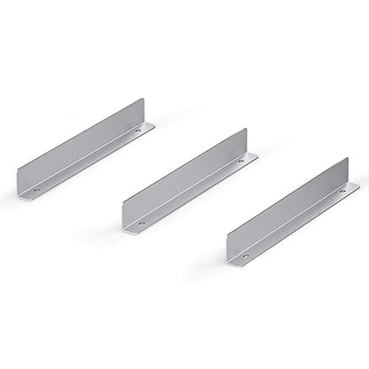 AA Products P-SH-Divider-A Shelf Divider Shelf Accessories Designed for 13" Depth Van Shelving Storage, Set of 3 - Grey - size: 13"D - Basic Version