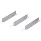 AA Products P-SH-Divider-A Shelf Divider Shelf Accessories Designed for 13" Depth Van Shelving Storage, Set of 3 - Grey - size: 13"D - Basic Version