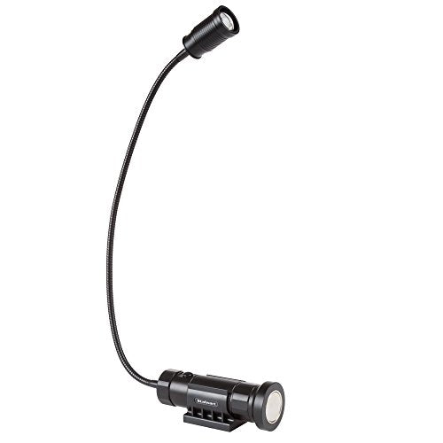Stalwart CREE LED Work Light - 550 Lumen Magnetic Light Lamp with Flexible Gooseneck - Portable LED Lamp for Sewing, Crafting, or Workbench (Black)