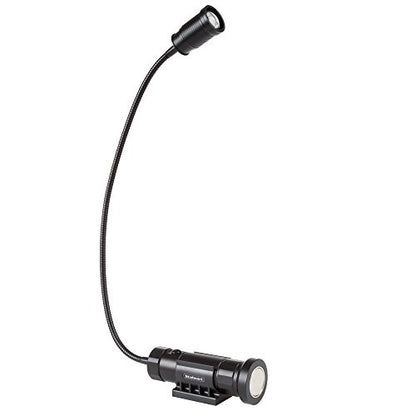 Stalwart CREE LED Work Light - 550 Lumen Magnetic Light Lamp with Flexible Gooseneck - Portable LED Lamp for Sewing, Crafting, or Workbench (Black)