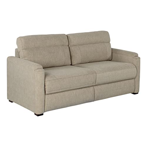 Thomas Payne 72" Norlina RV Tri-Fold Sofa with Woven Fabric, Couch-to-Bed Conversion, Removeable Back, Easy Installation for Travel Trailers, 5th Wheels and Motorhomes - 2020128896 - color: Norlina