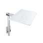 Manufacturers' Select ITC RV Side Table with MOD Table Leg System (Light Grey Shiplap Table Top w/Silver Table Leg) - color: Light Grey Shiplap Table Top W/ Silver Table Leg