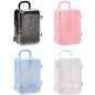 4PCS Mini Plastic Travel Suitcase Boxes Suit for Wedding Party Decoration, Handbag Luggage Storage Box, Mini Luggage,Suitcase Gift Box