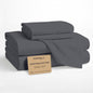 SGI bedding 100% Egyptian Cotton Sheets Full Size – Cooling Sheets, Soft Breathable Dark Grey Bedding, Luxury Bedding, Luxury Hotel Sheet Set, Deep Pocket 16", 4 Piece Set - color: 03 - Dark Grey, size: Full
