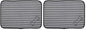 Bone Dry Machine Washable, Ultra Absorbent Pet Mat, 12x18, Gray Stripe (Pack of 2) - color: Gray Stripe, size: 12"L x 18"W (Pack of 2)