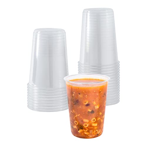 Karat 32oz PET Round Deli Container (117mm), FP-DC32-PET - 500 ct - size: 32oz