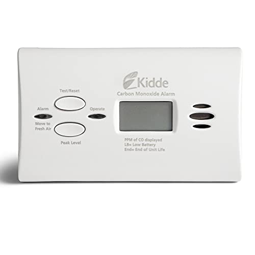 Kidde Carbon Monoxide Detector, AA Battery Powered CO Alarm with LEDs, Test-Reset Button, Low Battery Indicator, Portable - style: 3rd Edition
