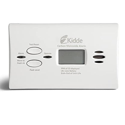 Kidde Carbon Monoxide Detector, AA Battery Powered CO Alarm with LEDs, Test-Reset Button, Low Battery Indicator, Portable - style: 3rd Edition