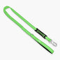 Dog Friendly Co. Bungee Dog Leash | Strain Free & Shock Resistant for Control | Neoprene Padded Handle, Heavy-Duty Carabiner Clip, and D-Ring | Neon Green, Size Regular - color: Neon Green, size: Regular