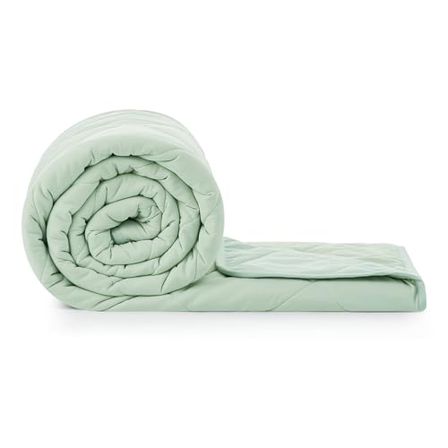 Cozy Bliss Cooling Throw Blanket for Hot Sleepers 50"x70", Q-Max 0.45 Cooling Comfort, Cold Blankets for Night Sweats Sleeping, Ultra-Cool Lightweight Breathable Summer Blanket for Couch Bed, Green - color: Mint Green, size: Throw (50" x 70")