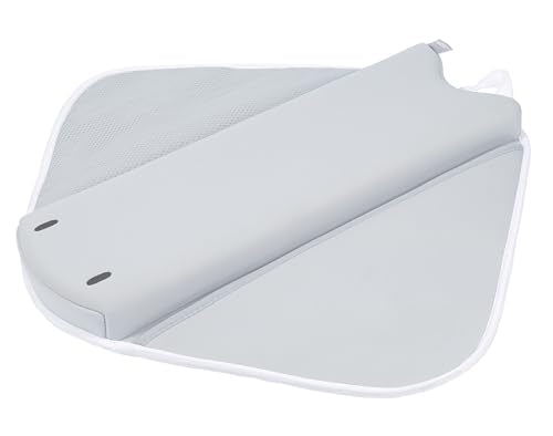 Ubbi Cushioned Kneeler Pad for Baby and Toddler Bath Time, Non-Slip Parent Knee Cushion, Easy-Clean Bath Accessory, Gray Stingray - style: Elbow Rest