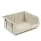 Akro-Mils 30250 AkroBins Plastic Storage Bins, Space-Saving Stackable Bins for Garage, Pantry, Craft Organization, 15" x 16" x 7", Stone, 6-Pack - color: Stone