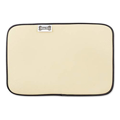 Bone Dry Machine Washable, Ultra Absorbent Pet Mat, 12x18, Rose/Off-White Lattice - color: Rose/Off-White Lattice, size: 12"L x 18"W