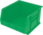 Akro-Mils 30270 AkroBins Plastic Storage Bins, Space-Saving Stackable Bins for Garage, Pantry, Craft Organization, 18" x 16" x 11", Green, 3-Pack - color: Green
