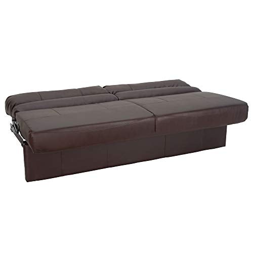 RecPro Charles RV Jackknife Sofa | Love Seat | Sleeper Sofa | Length Options 62", 68", 72" (72 Inch, Mahogany) - color: Mahogany, size: 72 Inch