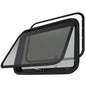 RV Exit Window Replacement, 36" W x 22" H Camper RV Emergency Window for Cargo Trailer Camper Van Truck with Net Screen&Trim Ring for 1" or 1-1/2" Wall Thickness,DOT Approved - size: 36"W x 22"H