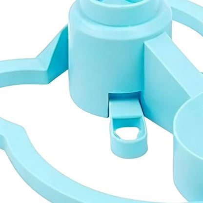 Cat Water Fountain Stand, Automatic Anti-Tipping Pet Supplies, Kitten Water Bottle Basin Stand, Pet Wa-TER Dispenser Station Stands for Puppy Kitten Breed Balcony - color: Blue