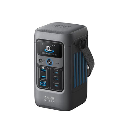 Anker SOLIX C200 DC Power Bank Station, 192Wh Portable Power Station, LiFePO4 Battery, 200W Solar Generator, for Outdoor Camping, Traveling, and Emergencies (No Wall Charger Included) - style: Anker SOLIX C200 DC
