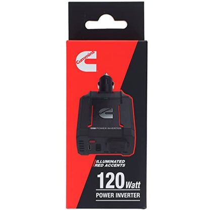 Cummins 120 Watt Inverter 12v Socket DC to AC Inverter Direct Plug Converter CMN120D