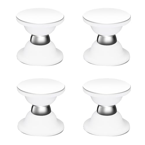 ESUDNT Strong Magnetic RV Door Holder to Keep Door Open, RV Door Holder Catch Magnet, Baggage Door Latch for Camper, Trailer, Motor Home, Compartments & Storage Door (White, 4 Pack) - color: White, size: 4 Pack
