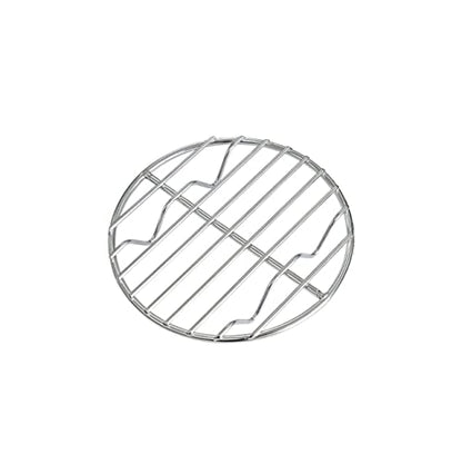 CAMPINGMOON φ4.9-inch Round Stainless Steel Cooking Grid Grill Fits for Backpacking Pocket Stove W13 - color: Dia 4.9 inches, fits for Backpacking Pocket Stove W13