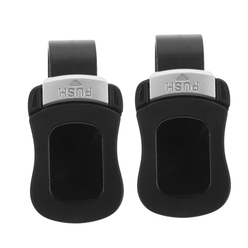 2pcs Car Visor Sunglasses Holder Multifunctional Eyeglasses Clip Organizer for Vehicles Secure Grip Design Fit for All Eyewear Stylish Auto Accessories for Drivers