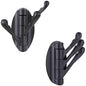 Angle Simple Towel Hook Matte Black 2 PCS, Metal Swivel Folding Robe Hook, Hand Towel Holder, Heavy Duty Clothes Hanger for Bathroom RV Wall Mount - color: Matte Black, size: 2 Pack