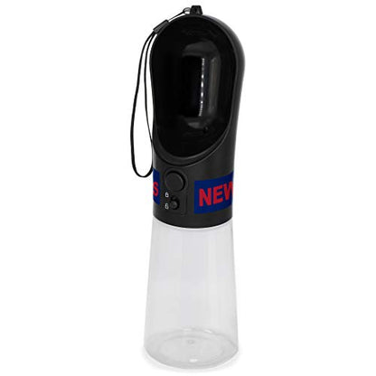 Dog Water Bottle. NFL New York Giants PET Water Bottle. Best Cat Water Bottle. Water Fountain Dispenser for Dogs & Cats. - color: New York Giants