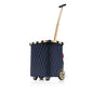 reisenthel carrycruiser Rhombus Midnight Gold - Portable Shopping Trolley with Sturdy Aluminum Frame, Shoulder Strap and Removable mesh Inner Bag -Water-Repellent - color: Rhombus Midnight Gold