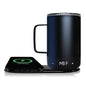Brookstone Smart Self Heating Travel Mug & Wireless Phone Charging Station - 11 oz Temperature Control Heated Coffee Tumbler | 6Hr Battery for Continuous Warmth | Double-Wall Stainless Steel - Black - color: Black Mug