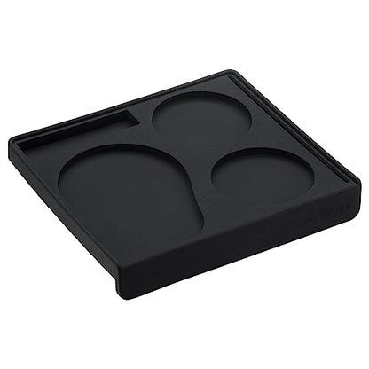 Normcore Espresso Compact Tamping Station - Barista Tamping Mat - Anti Slip Corner Tamping Mat - Compact Coffee Tamper Holder Pad - Espresso Accessories Tool - Food Grade Non-Slip Silicone