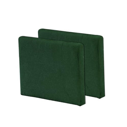 SoarFlash Chenille Sectional Sofa Armrests,Green - color: Green, size: Armrests