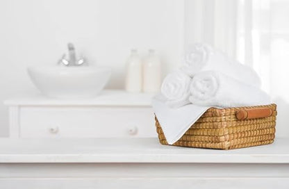 (Pack of 60 White Bath Towels Bulk 20x40 Inches -100% Cotton Economy Cheap Bath Towels for Commercial Uses, Gym, Salon, Spa & Hair -Lightweight Bath Towel Quick Drying -Bath Towel Sets Bulk - color: White, size: Bath Towel 20x40 Pack 60
