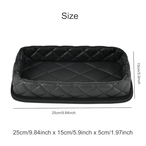 Car Dashboard Storage Box Loose Items Organizer - Suitable For Car, Office, Living Room, Dining Room And Other Scenarios (black b) - color: black b