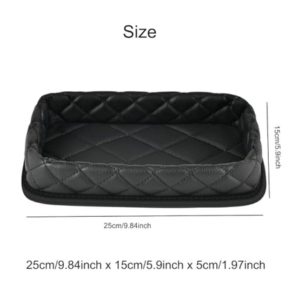 Car Dashboard Storage Box Loose Items Organizer - Suitable For Car, Office, Living Room, Dining Room And Other Scenarios (black b) - color: black b