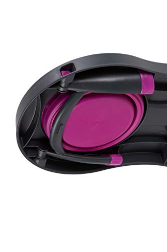Dexas Pets Double Elevated Pet Feeder, Fuchsia, Large/2.5 Cup Capacity Bowls - color: Fuchsia, size: Large/2.5 Cup Capacity Bowls