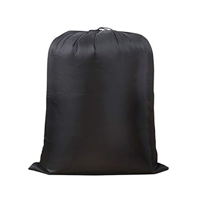 Extra Large Laundry & Storage Bag (27"x35", Black) | Lightweight, Dust & Moisture. Ideal for Blankets, Clothes, Pillows & Cushions for Moving, Dorms, Travel & Camping - size: 27"x35"