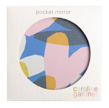 Confetti Hearts Round Pocket Mirror