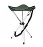 Folding Camping Stool,16.6" Folding Camping Chairs,Portable Tripod Seat,Outdoor Travel Tall Chair for Camping Walking Hunting Hiking Fishing Mountaineering Picnic Beach BBQ Garden Lawn(Pink) - color: Green
