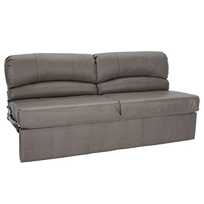 RecPro Charles RV Jackknife Sofa | Love Seat | Sleeper Sofa | Length Options 62", 68", 72" (72 Inch, Putty) - color: Putty, size: 72 Inch
