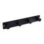 Small Coat Rack Wall Mounted, Black Coat Hooks Adhesive & Screw in, Stainless Steel Wall Hooks for Hanging Hat Towels Clothes, Metal Hook Rail with 4 Round Hangers - color: Black, size: 4 Hooks