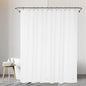 White Shower Curtain Liner 72 x 72 inch Plastic Shower Liner Washable Inside Shower Curtain Liner PEVA Shower Curtains for Bathroom with Magnets and Rustproof Metal Grommet Holes - color: Pure White, size: 72"W x 72"L (Pack of 1)