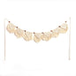 Eiyye Boho Tassel Garland Wall Hanging Handmade Cotton Bohemian Banner Home Decor for Bedroom Living Room Nursery, Party & Wedding Decoration（7-Flag）