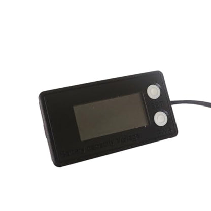 Waterproof Battery Meter 12V, Battery Monitor DC8-100V with LCD Display, Golf Cart Voltage Meter, Capacity Percentage Tester for DIY Project, RV,Boat